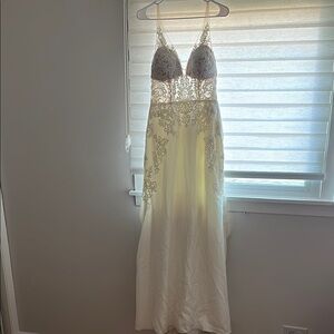 White wedding Lace dress